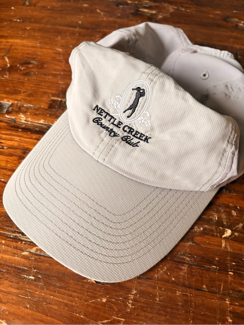 Greg Norman Collection Stone/Natural Golf Cap with Nettle Creek